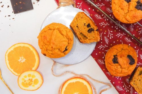 Przepis na świąteczne babeczki z pomarańczą i dynią